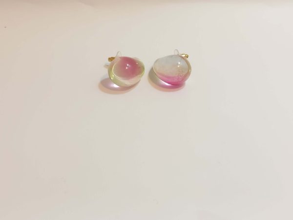 گوشواره قطره ای شفاف