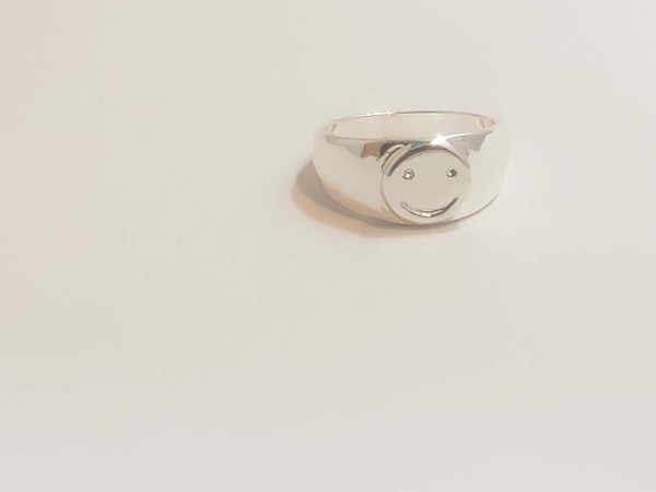 حلقه بدل نقره ای ایموجی