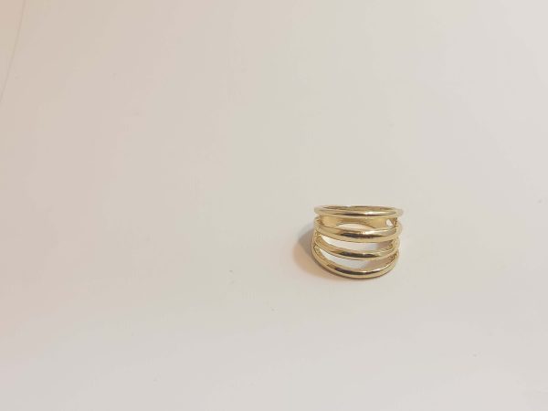 انگشتر بدل طلایی حلقه حلقه