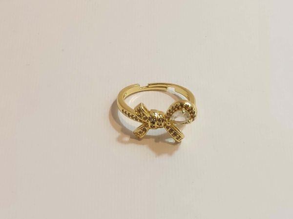 انگشتر بدل طلایی پاپیون